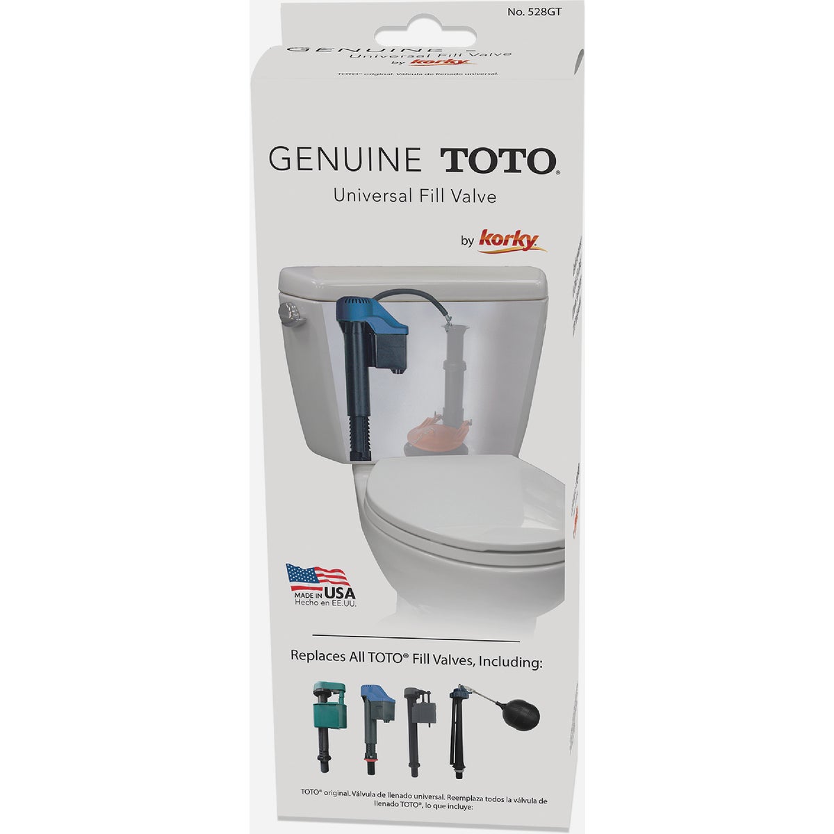 Korky TOTO , G-Max and Power Gravity Fill Valve  Image 6