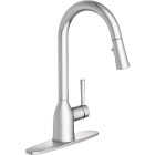 Moen Adler Chrome Single-Handle High-Arc Kitchen Faucet Image 1