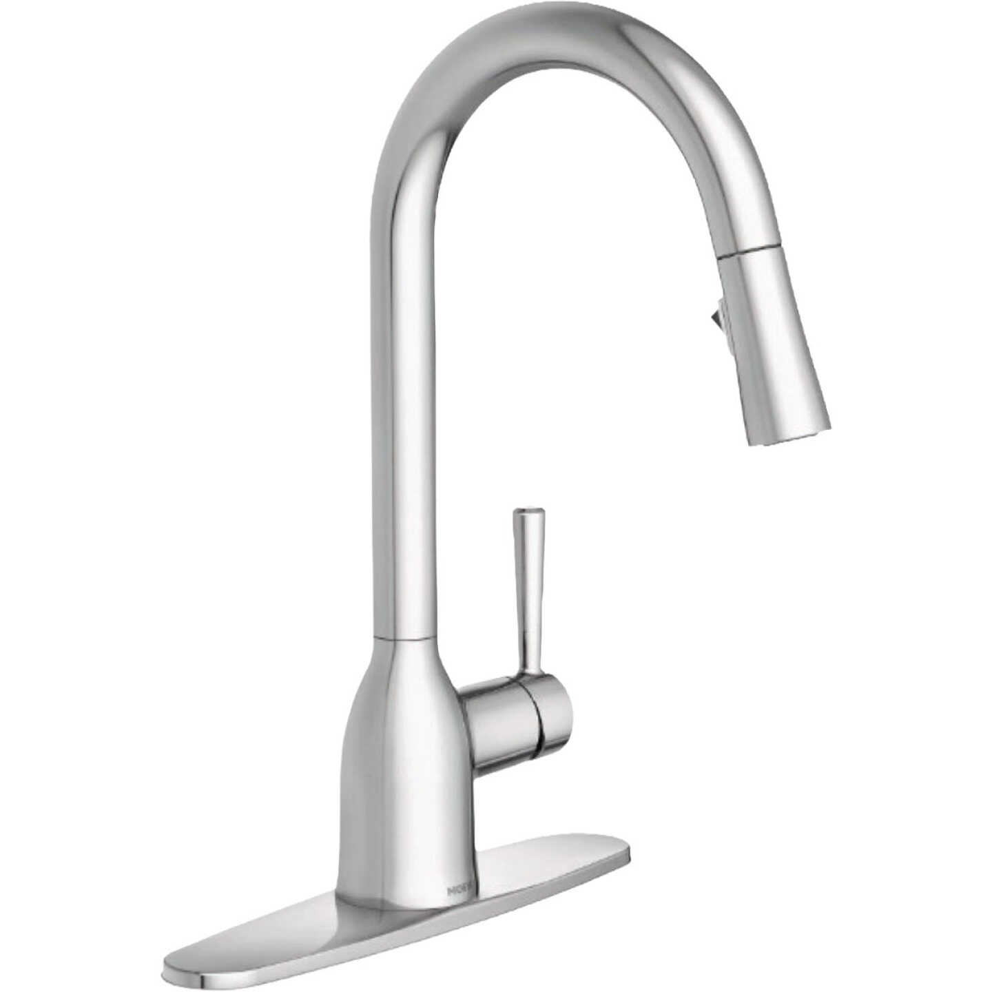 Moen Adler Chrome Single-Handle High-Arc Kitchen Faucet Image 1