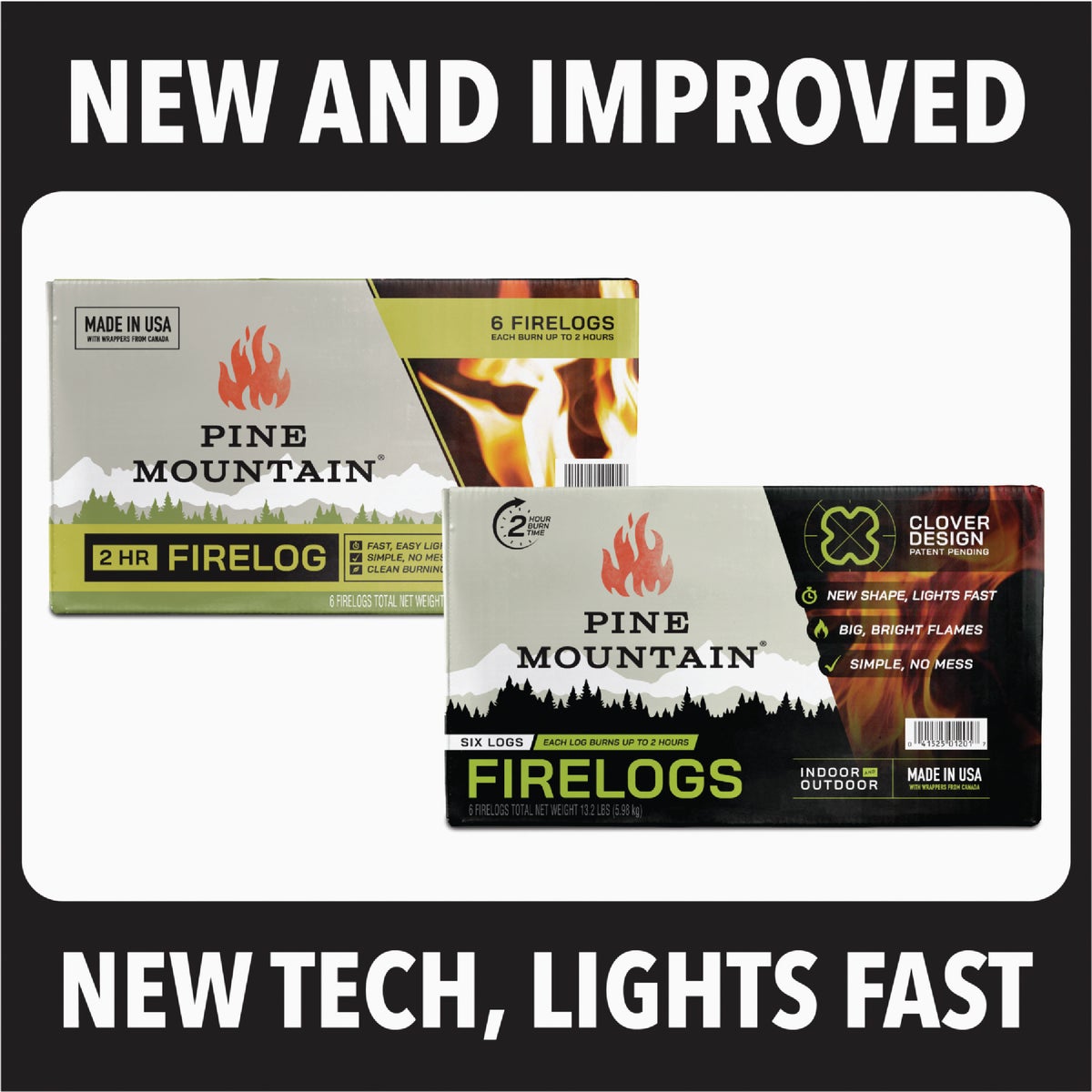 Pine Mountain Classic 2-Hour Fire Log (6-Pack) Image 2