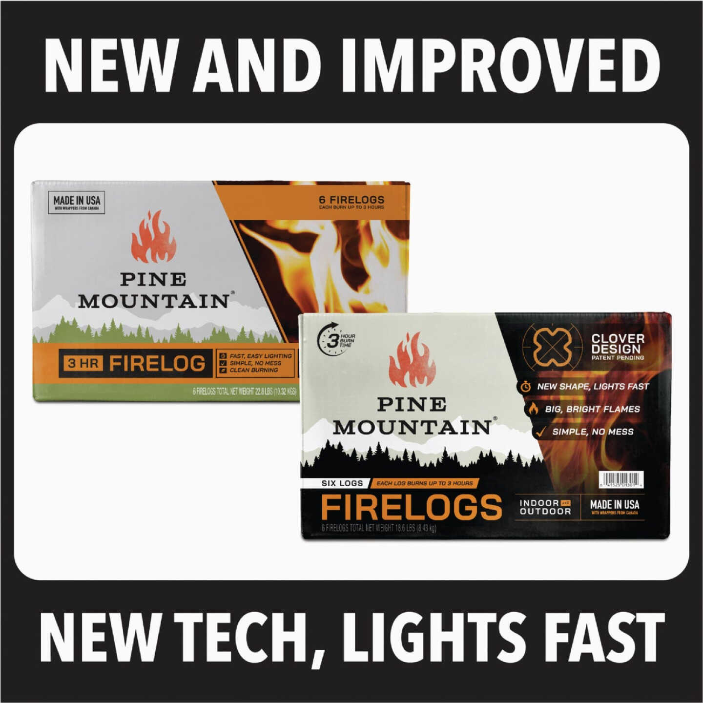 Pine Mountain Traditional 3-Hour Fire Log (6-Pack) Image 2