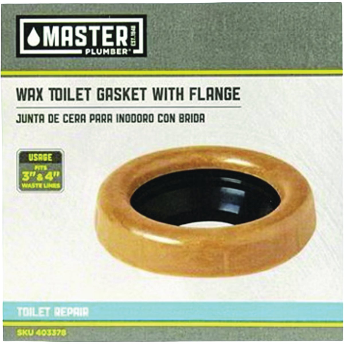 Master Plumber No. 1 No-Seep Wax Toilet Gasket