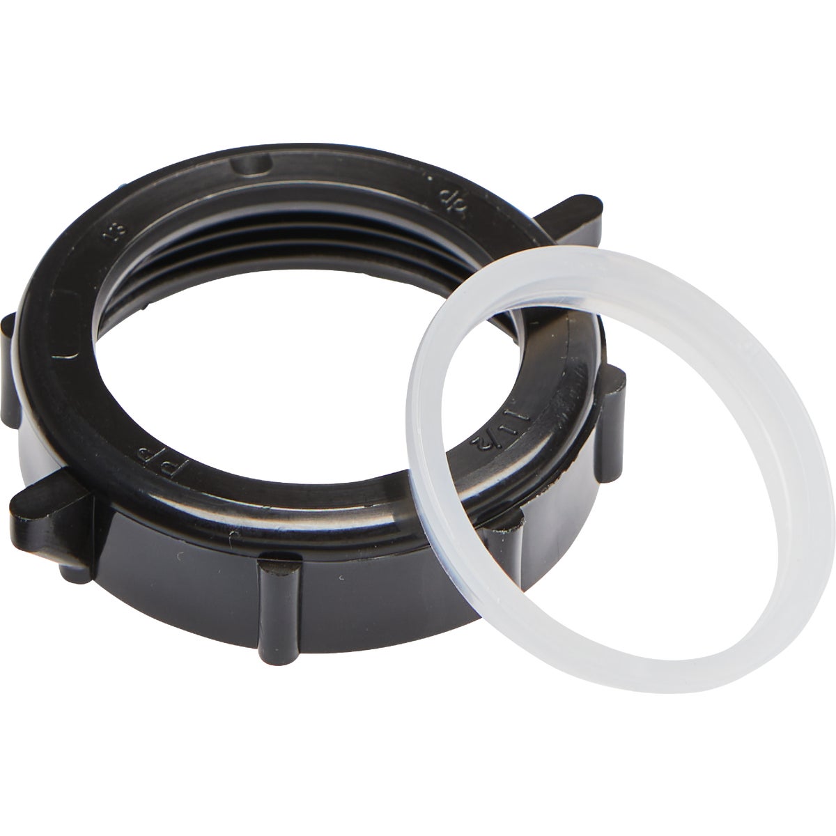 Plumb Pak 1-1/2 In. Black Plastic Split Joint Nut