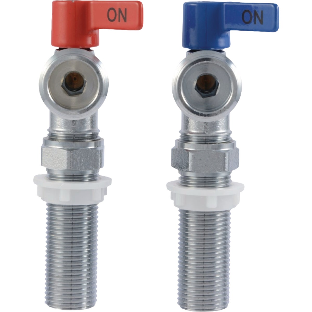 SharkBite 1/2 In. NPSM x 3/4 In. MHT Brass Quarter Turn Stop Washing Machine Valve (2 -Pack) Image 2