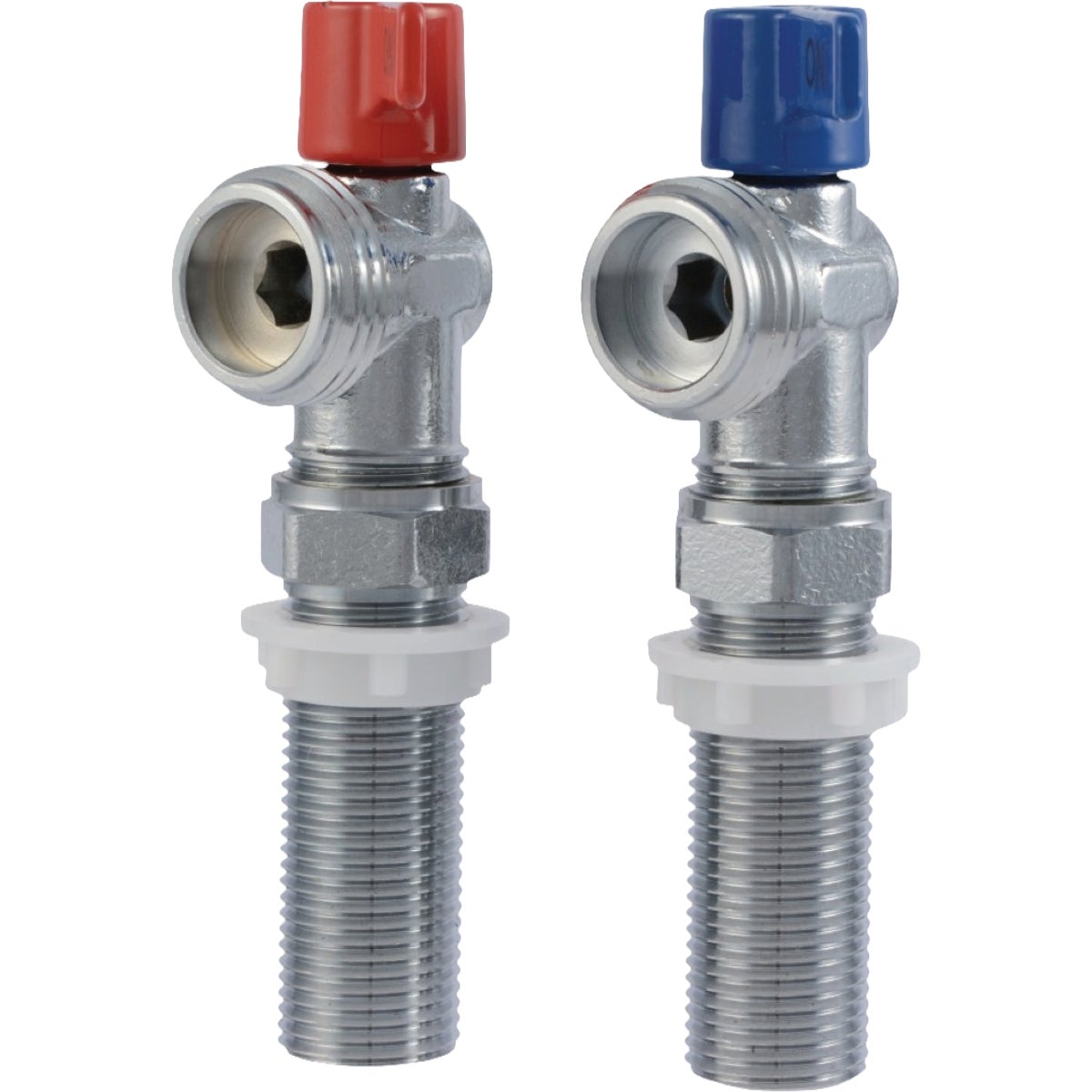 SharkBite 1/2 In. NPSM x 3/4 In. MHT Brass Quarter Turn Stop Washing Machine Valve (2 -Pack) Image 3
