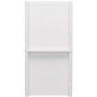 Sterling Traverse 36 In. x 72.25 In. Alcove Shower Back Wall, White Image 1