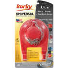 Korky Ultra Universal High Performance Red Flapper Image 6