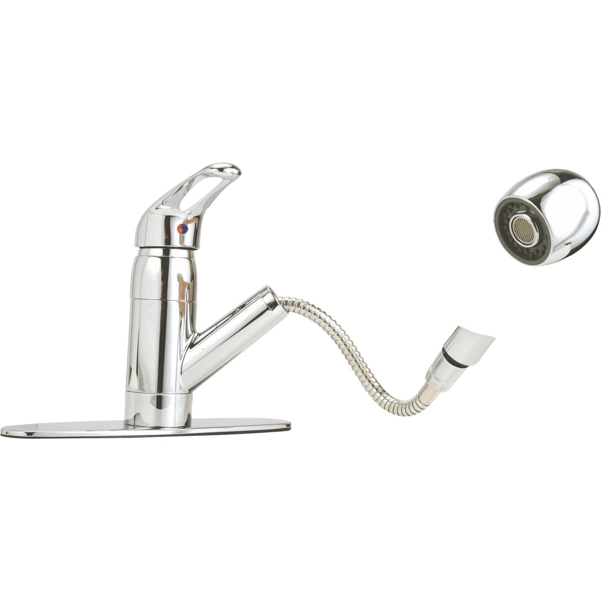 Homepointe Pull-Out Kitchen Faucet, Chrome Image 2