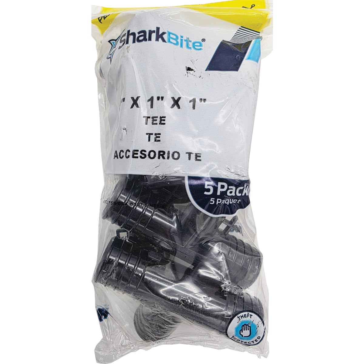 SharkBite PEX-B 1 In. Poly Alloy Barb Tee (5-Pack) Image 2