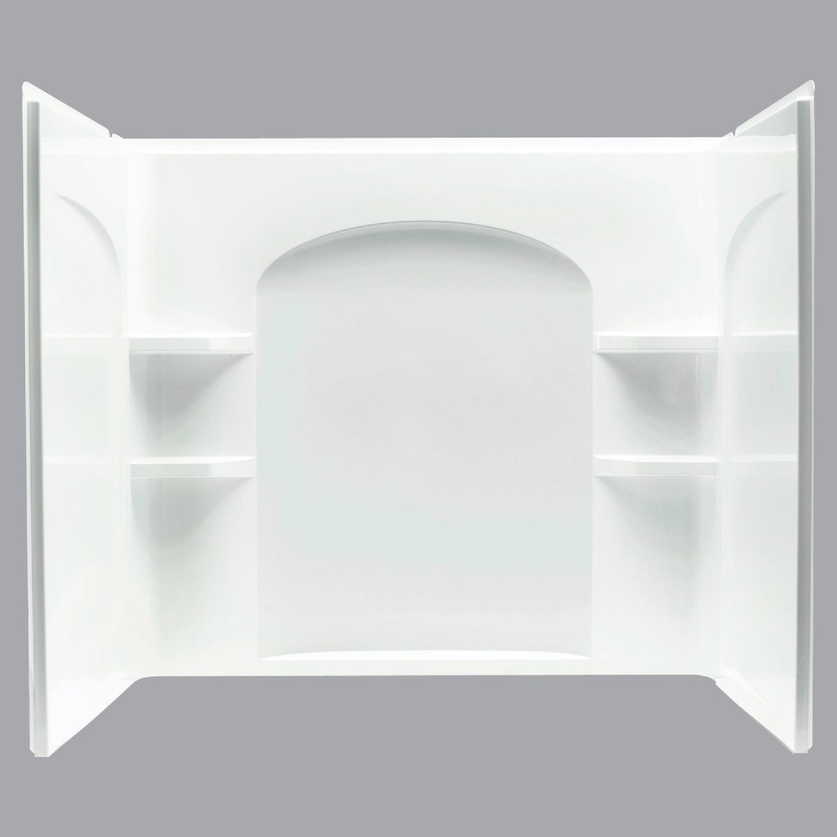 Sterling Ensemble 60 In. L x 33-1/4 In. W x 55-1/4 In. H 3-Piece Wall Set in White