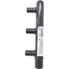 SharkBite PEX-B 3/4 In. Inlet x 1/2 In. Branches Poly Alloy 3-Port Closed Barb Tee Image 2