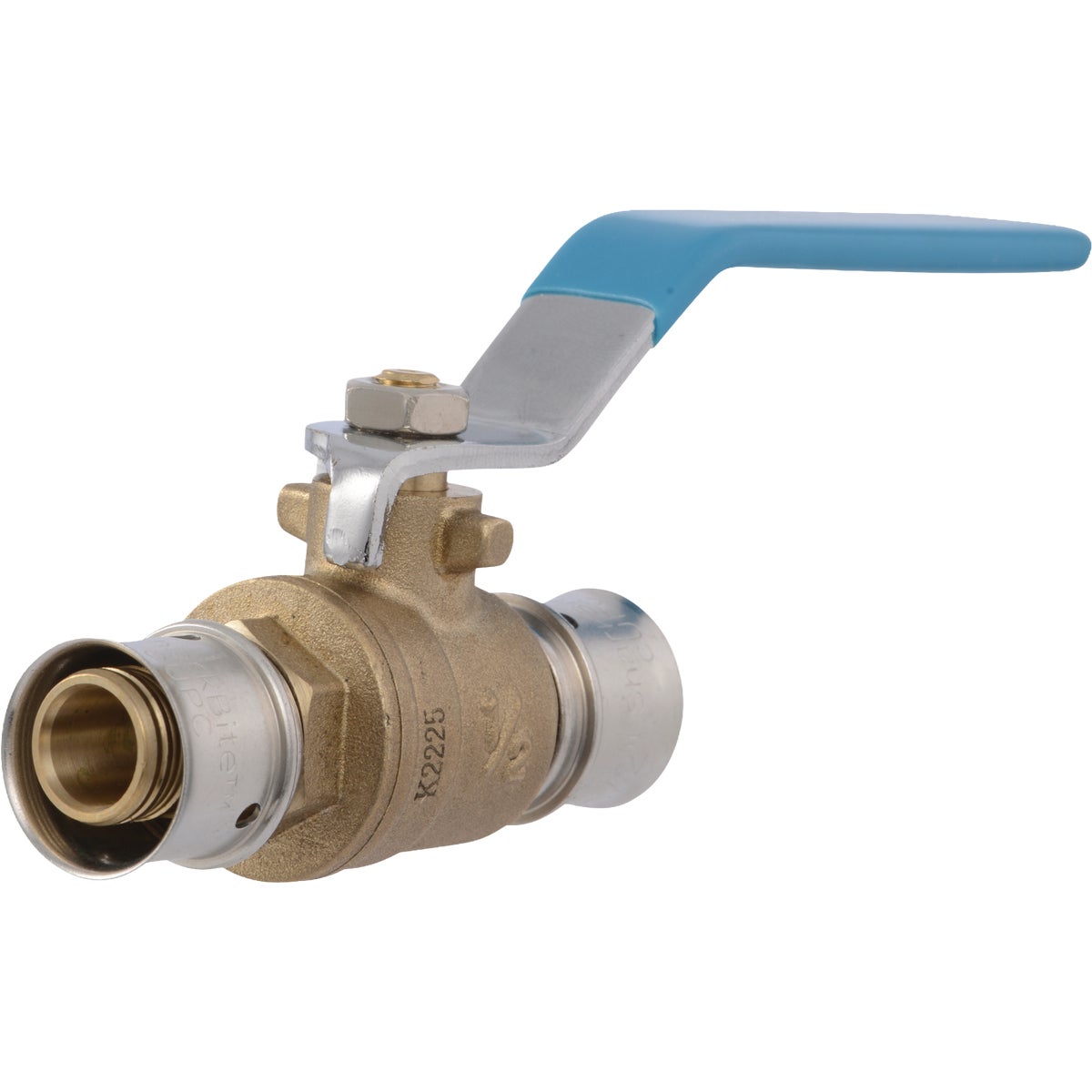 SharkBite 1/2 In. Push-to-Connect x 3/8 In. Compression Brass Adapter