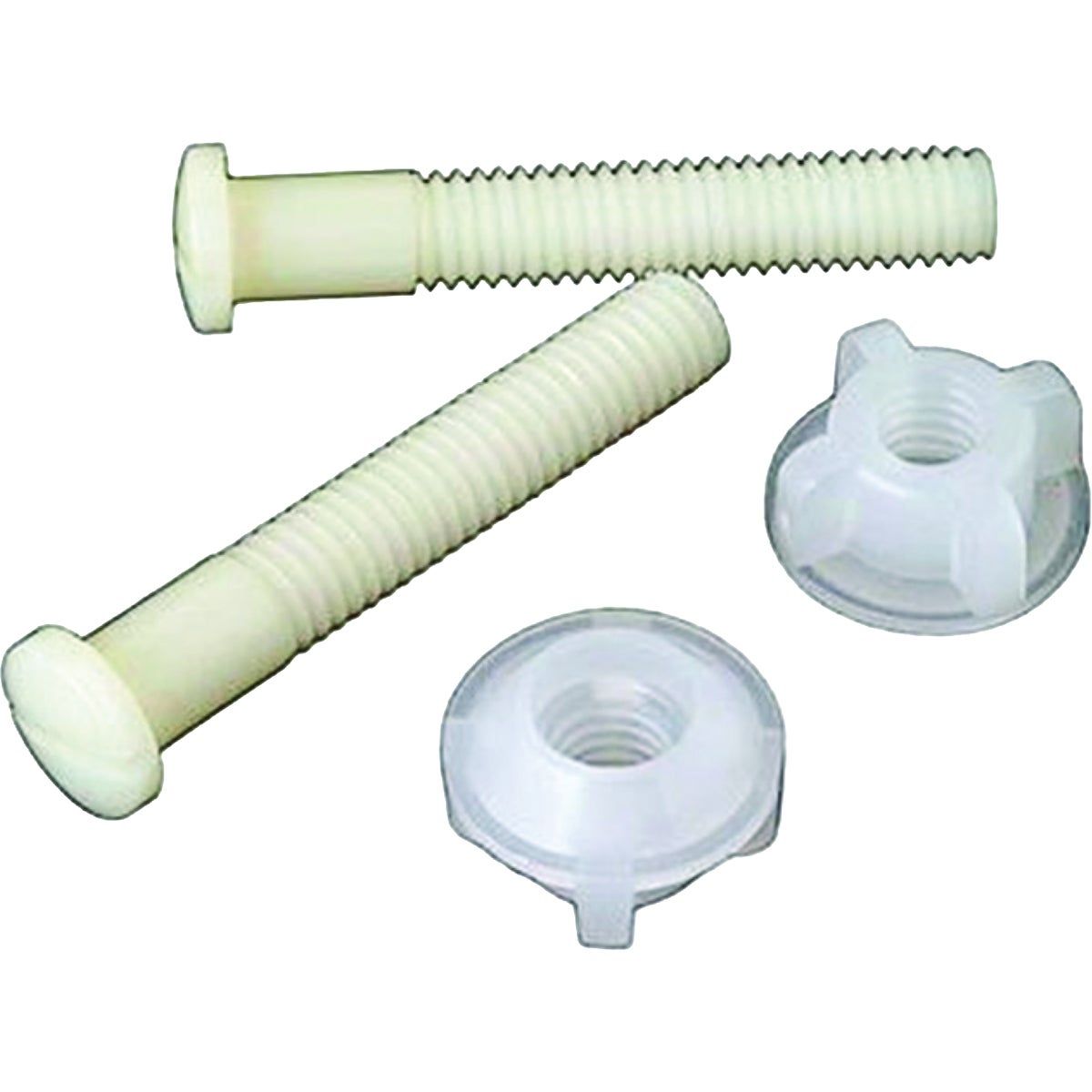 Master Plumber 2.5 In. White Plastic Toilet Seat Hinge Bolt