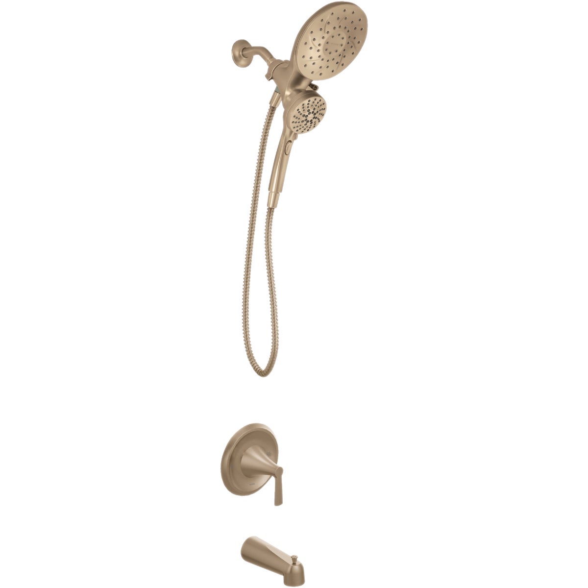 Moen Mikah Bronzed Gold 1-Handle Tub & Shower Faucet