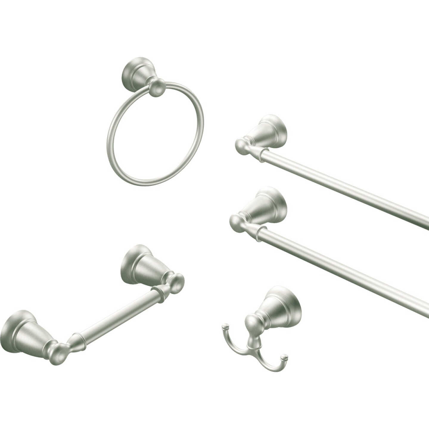 Moen Banbury 6 In. Towel Ring, Brushed Nickel Image 2