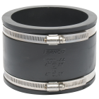 Fernco 4 In. Clay to Clay PVC Coupling Image 1