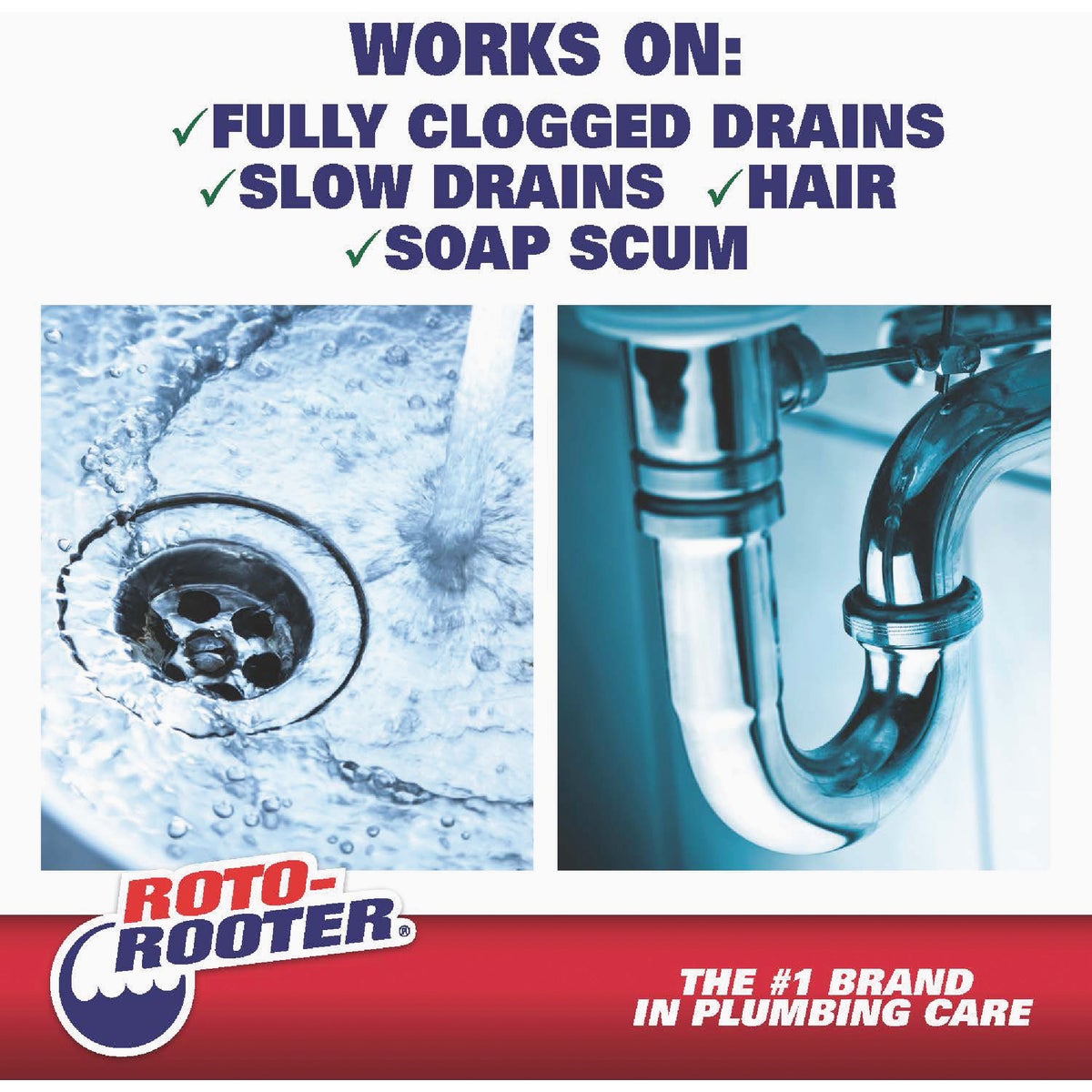 Roto-Rooter 64 Oz. Hair Clog Remover Image 2