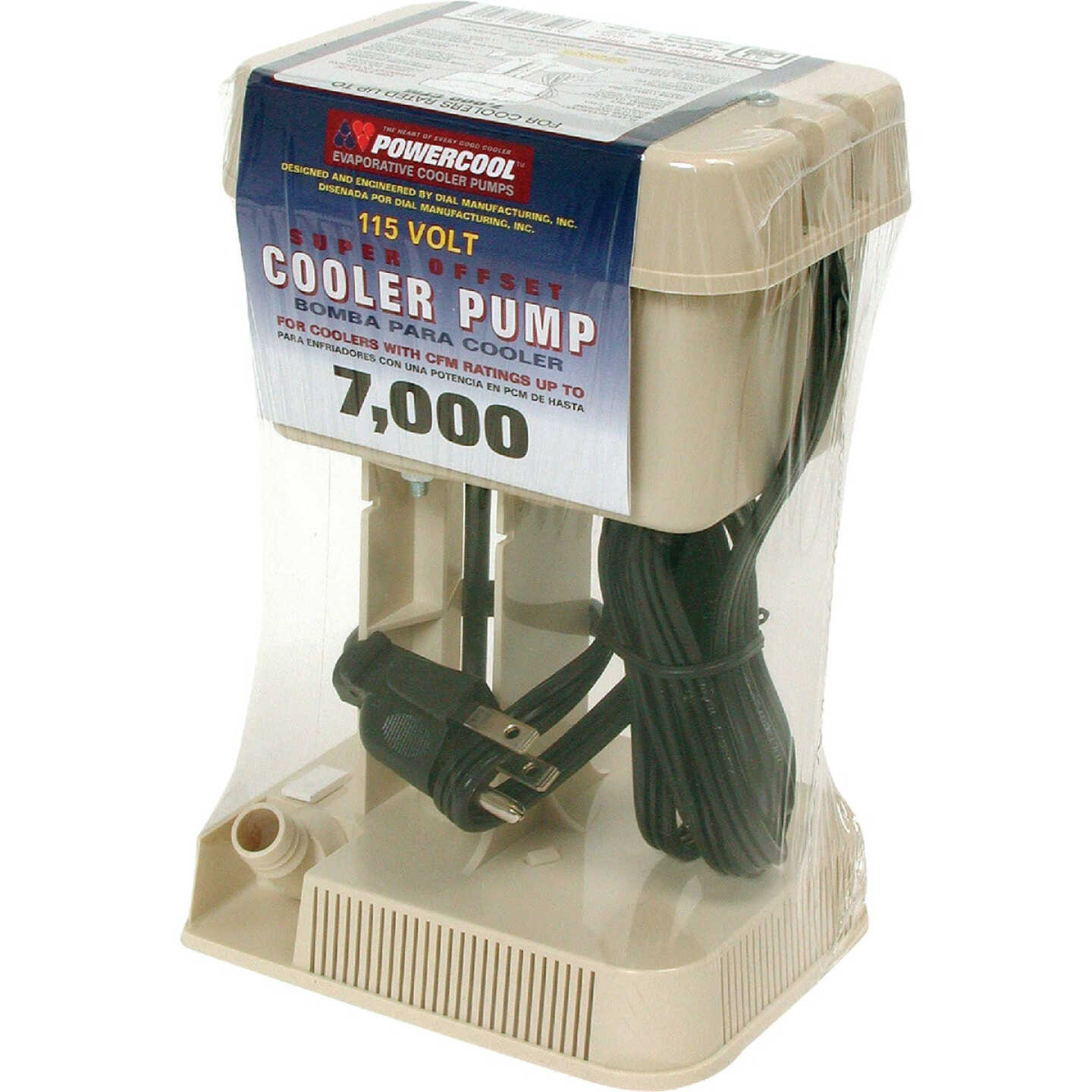 Dial 115V 7000 CFM/250 GPH Evaporative Cooler Offset Pump Image 1