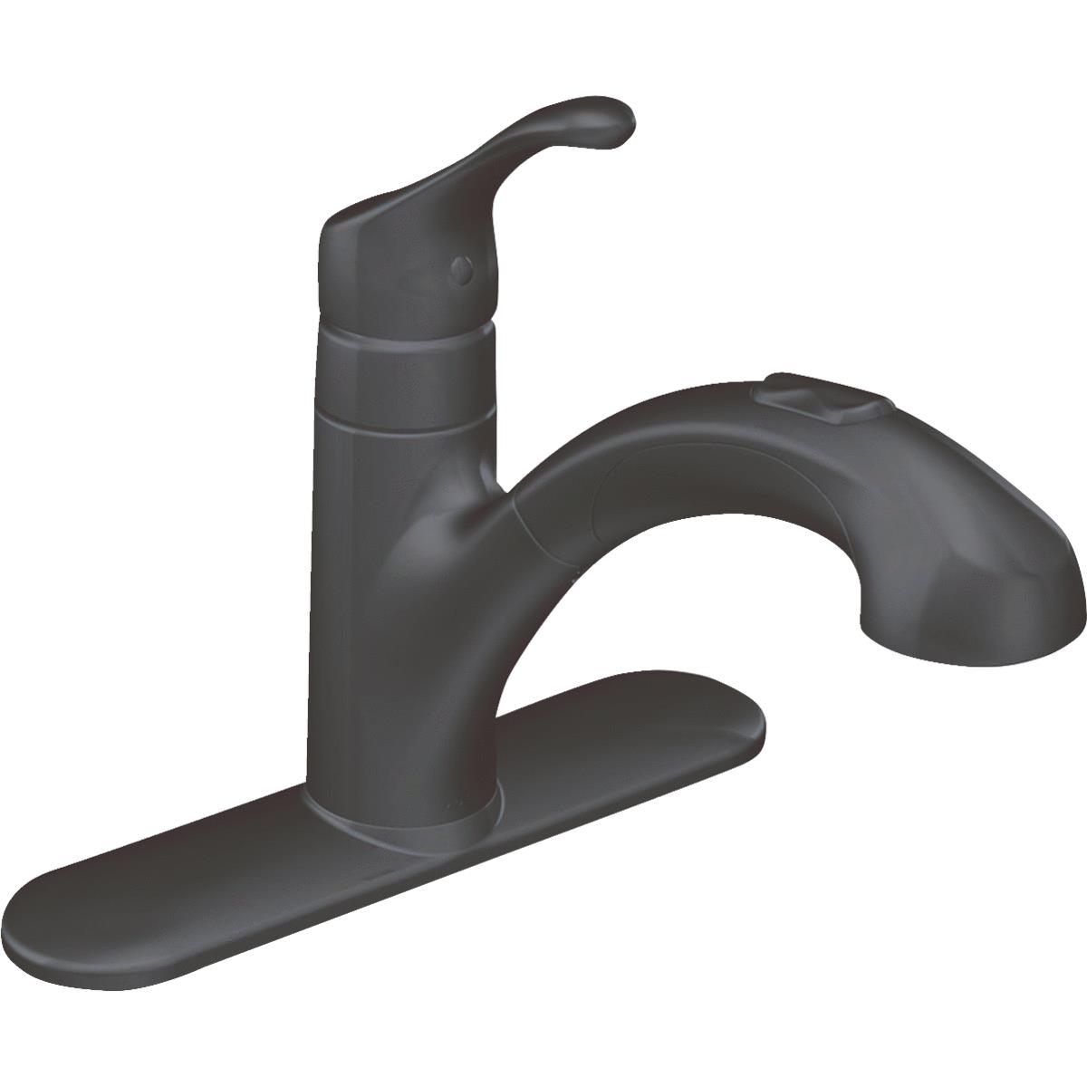 1H BLACK KITCHEN FAUCET Image 1
