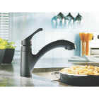 1H BLACK KITCHEN FAUCET Image 1