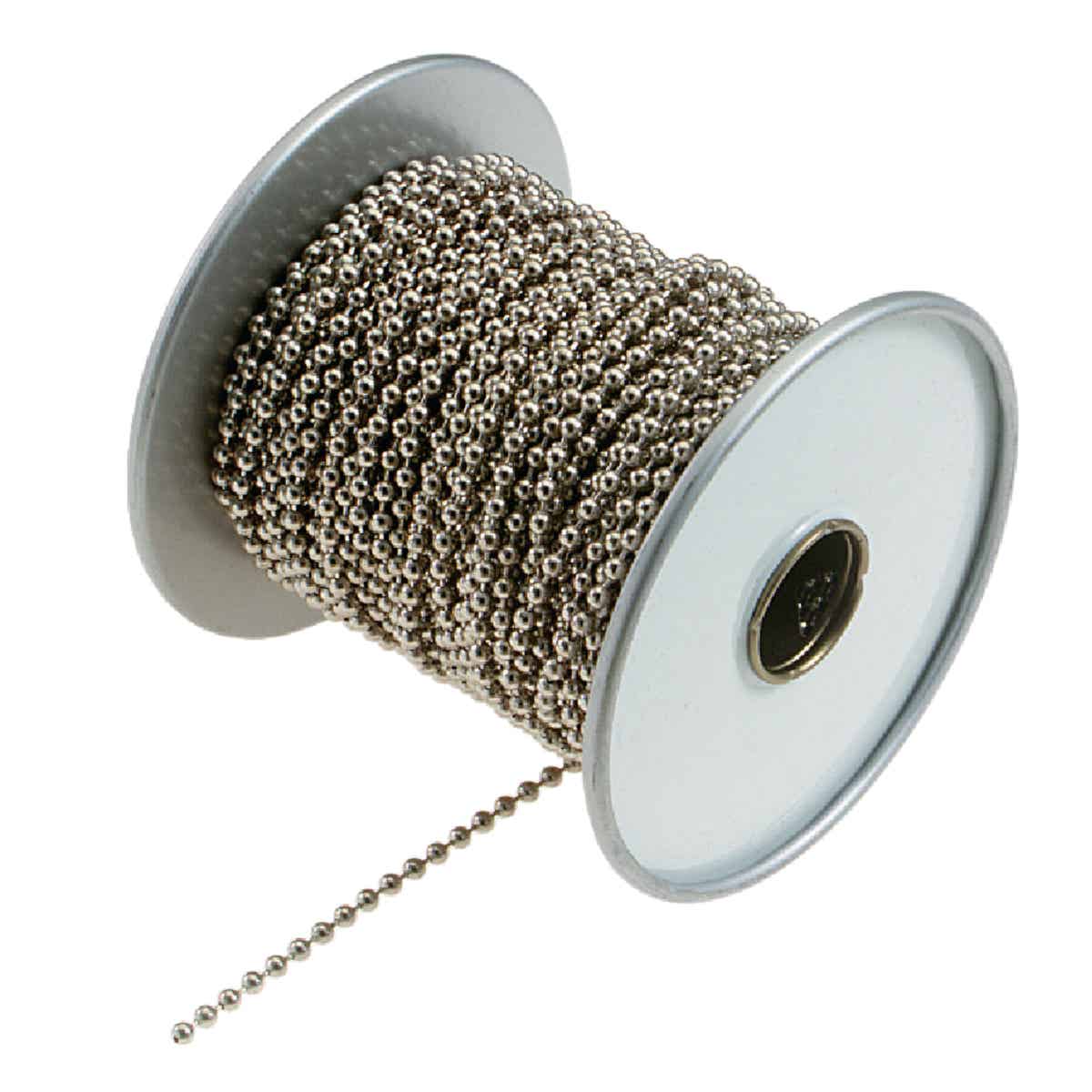 Lucky Line #10 100 Ft. Nickel Finished Stainless Steel Ball Chain Image 1