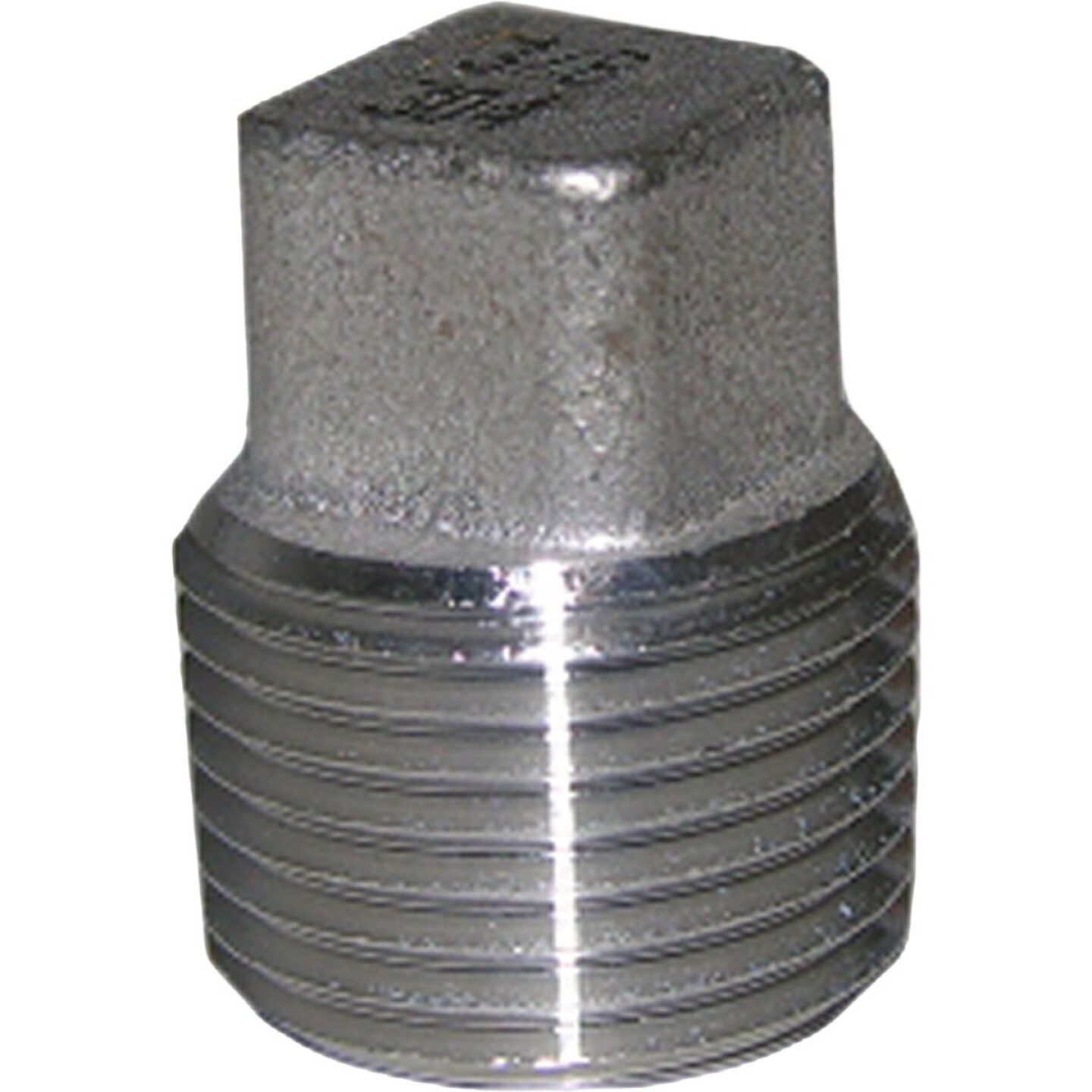 Lasco 3/8 In. Male Iron Pipe 301 Stainless Steel Plug Image 1