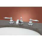 Home Impressions 4 In. To 12 In. Widespread 2-Handle Chrome Bathroom Faucet With Pop-Up Image 2