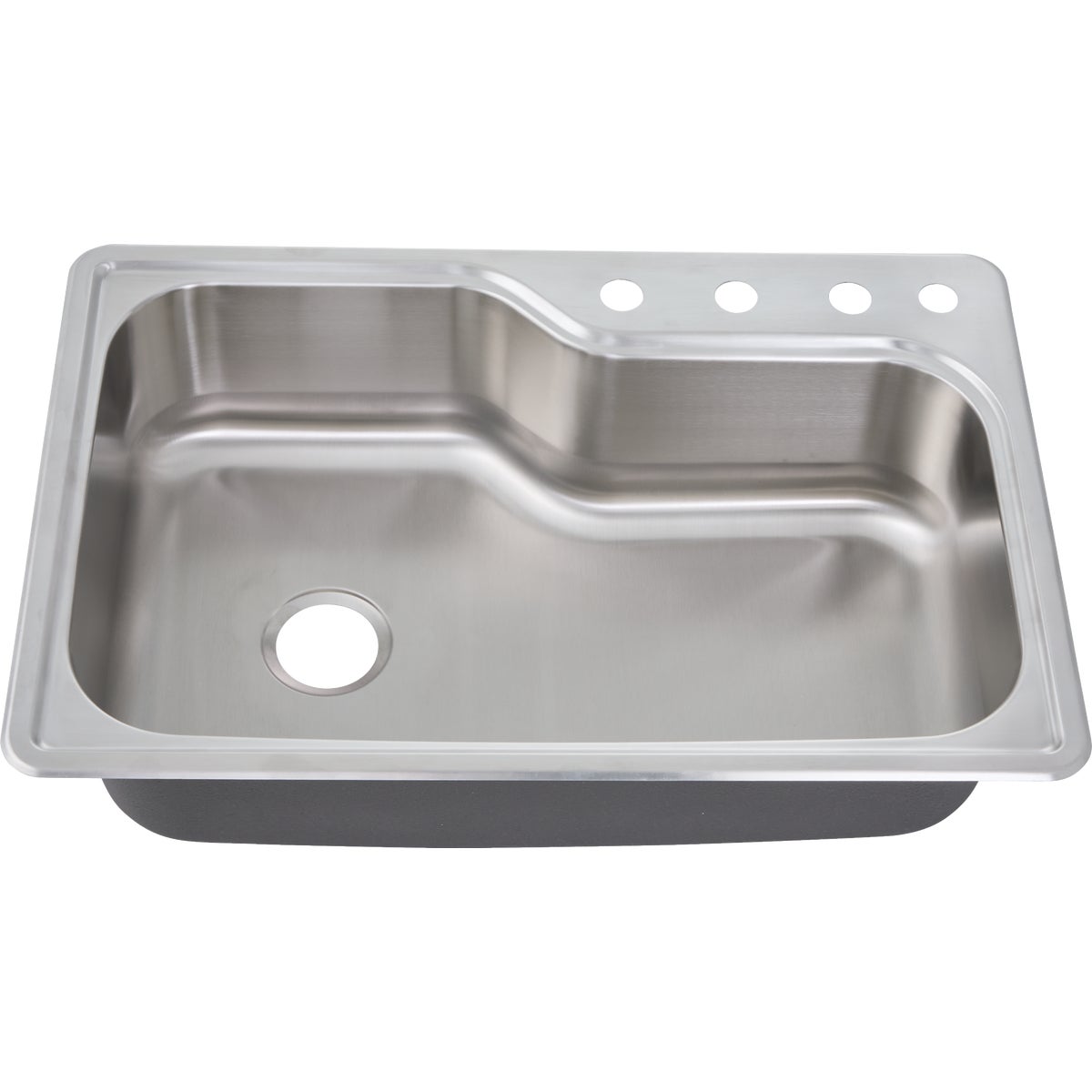 Stylebuilt 33 In. x 22 In. x 9 In. Single Bowl Top Mount Kitchen Sink Image 2