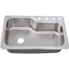 Stylebuilt 33 In. x 22 In. x 9 In. Single Bowl Top Mount Kitchen Sink Image 2