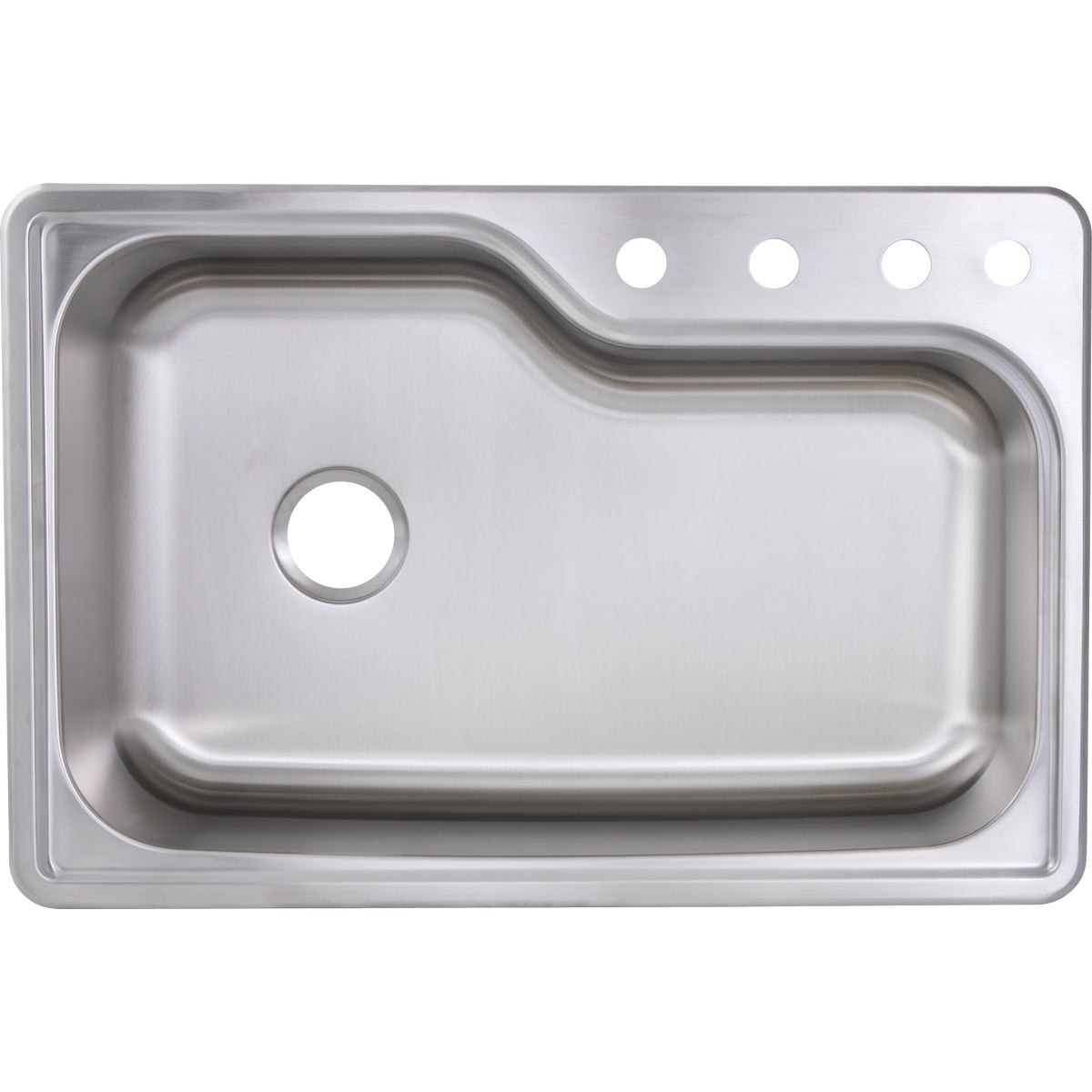 Stylebuilt 33 In. x 22 In. x 9 In. Single Bowl Top Mount Kitchen Sink Image 3