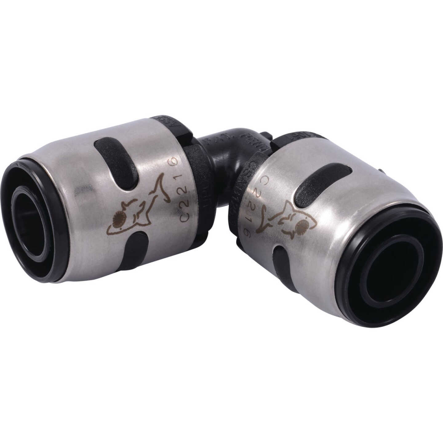 SharkBite EvoPex 1/2 In. x 1/2 In. 90 Deg. Push-to-Connect Plastic Elbow (1/4 Bend) Image 1