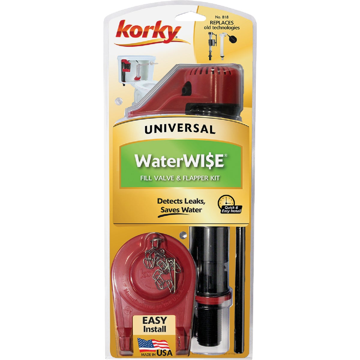 Korky WaterWISE Fill Valve and Premium Flapper Kit  Image 6
