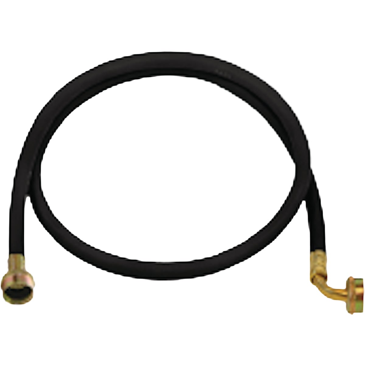 Abbot Rubber 3/8 In. x 6 Ft. Washing Machine Hose with 90 Deg Fitting
