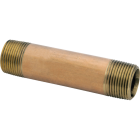 Anderson Metals 1 In. x 3-1/2 In. Red Brass Nipple Image 1