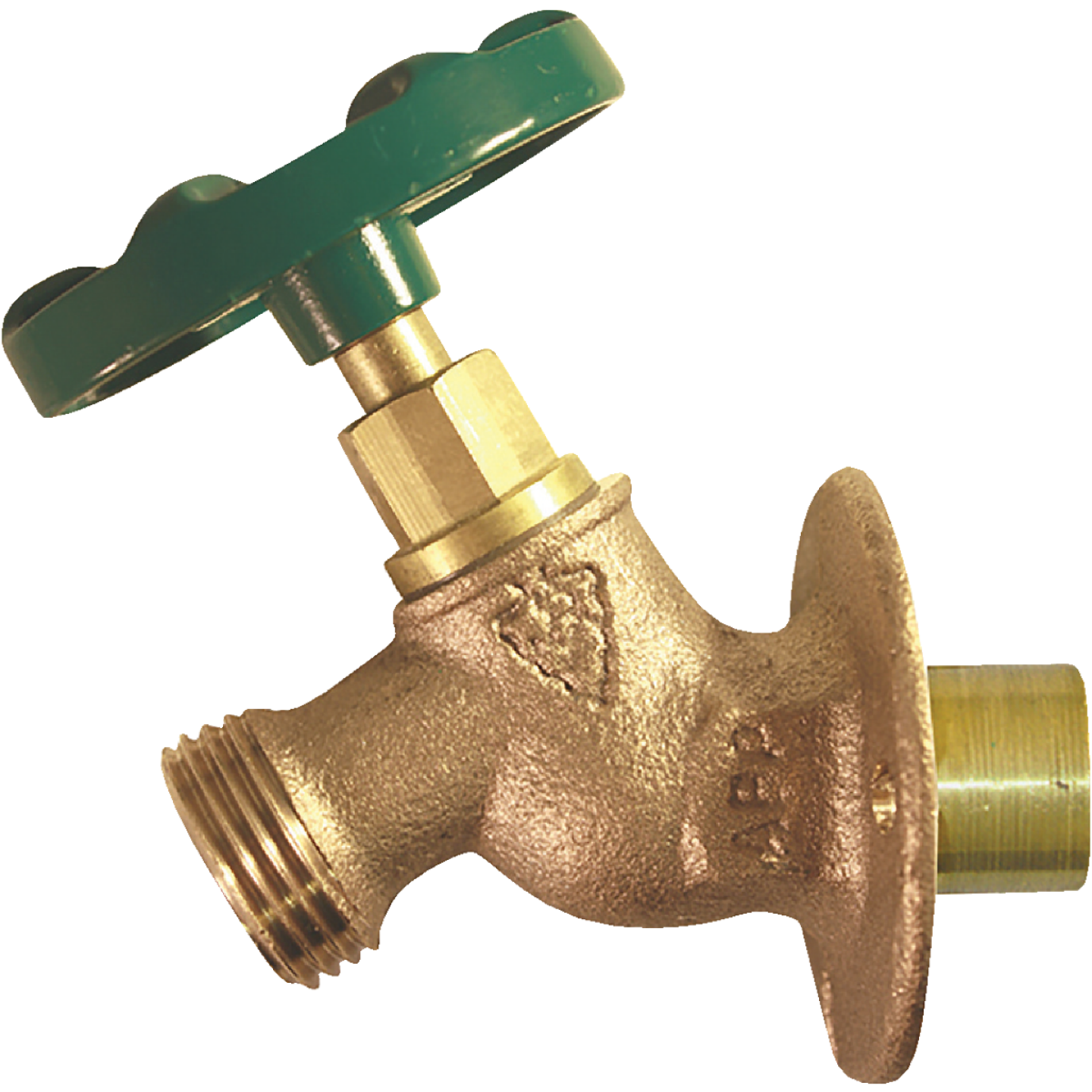 Arrowhead 1/2 In. S & 3/4 In. S x 3/4 In. MHT Brass Aluminum Sillcock Image 1