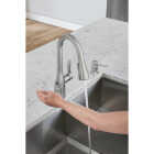 Moen Arlo 1-Handle Lever Pulldown Kitchen Faucet with Touchless Activation Sensor, Spot Resist Stainless Steel Image 2