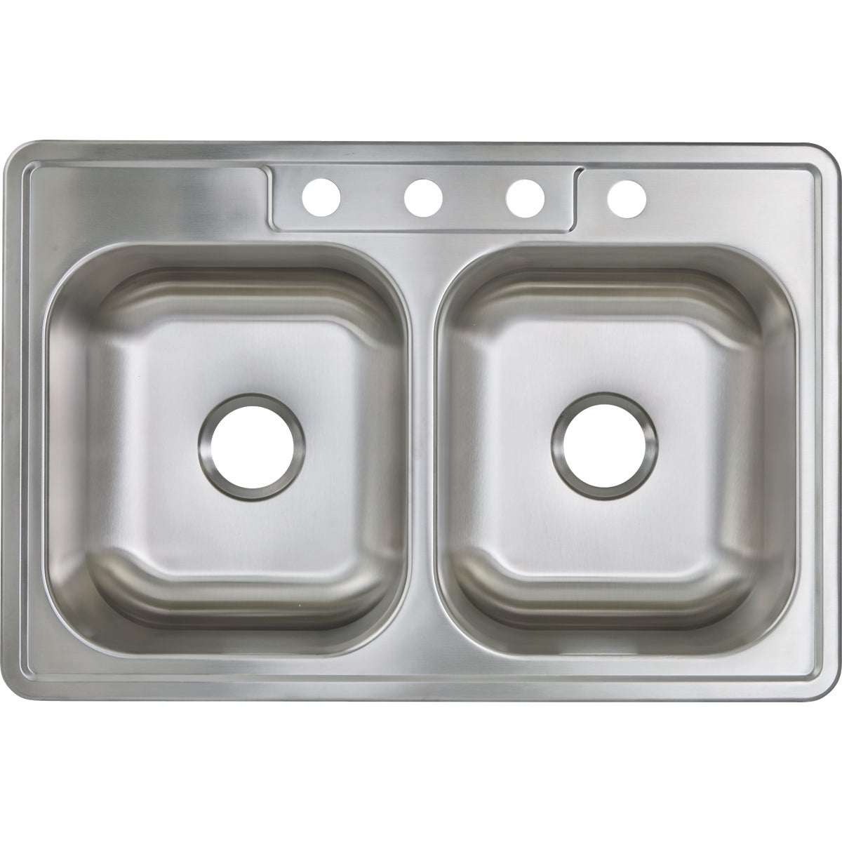 Common Goods 33 In. x 22 In. x 8 In. Single Bowl Dual Mount Curved Front Apron Farm Kitchen Sink Image 3