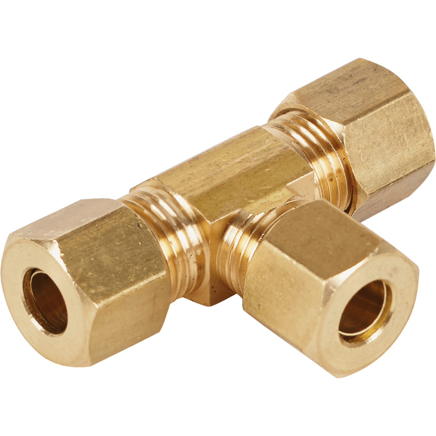 Do it 1/4 In. Compression Brass Tee Image 1