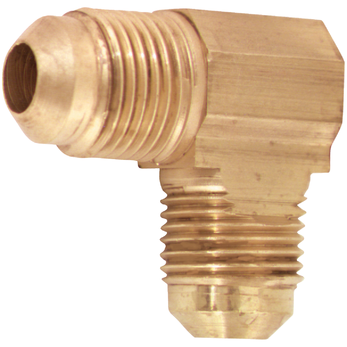 Do it 1/2 In. x 1/2 In. 90 Deg. 2-Way Low Lead Flare Brass Elbow (1/4 Bend) Image 1