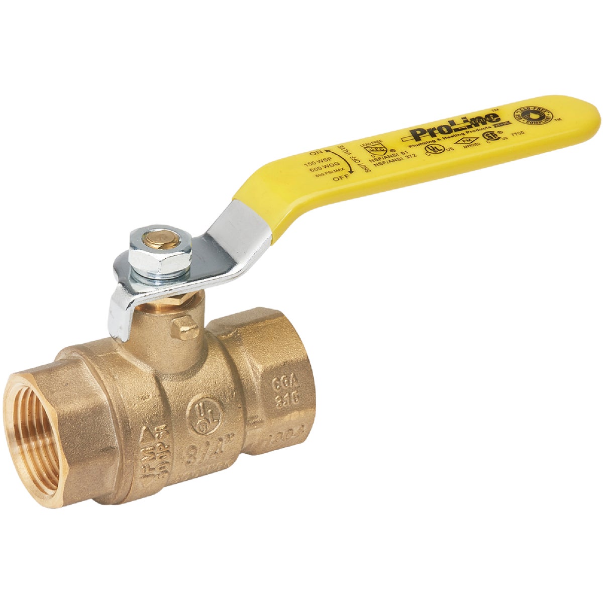 ProLine 3/4 In. FIP x 3/4 In. FIP Brass Ball Valve