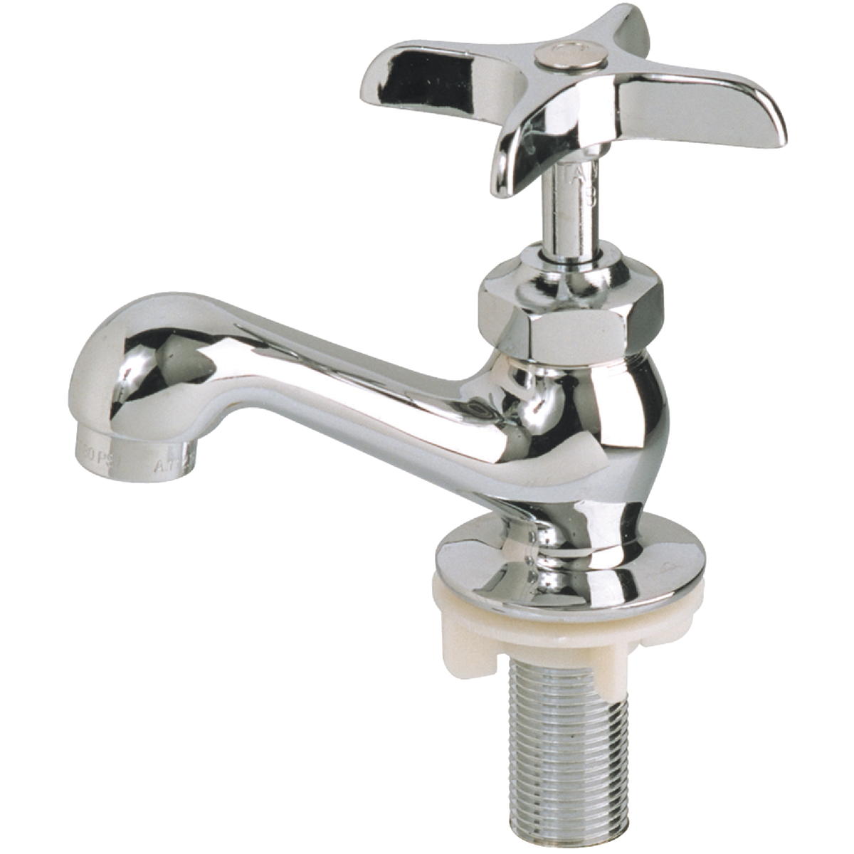 B&K Chrome 1.2 GPM Heavy-Duty Single Hole Basin Faucet