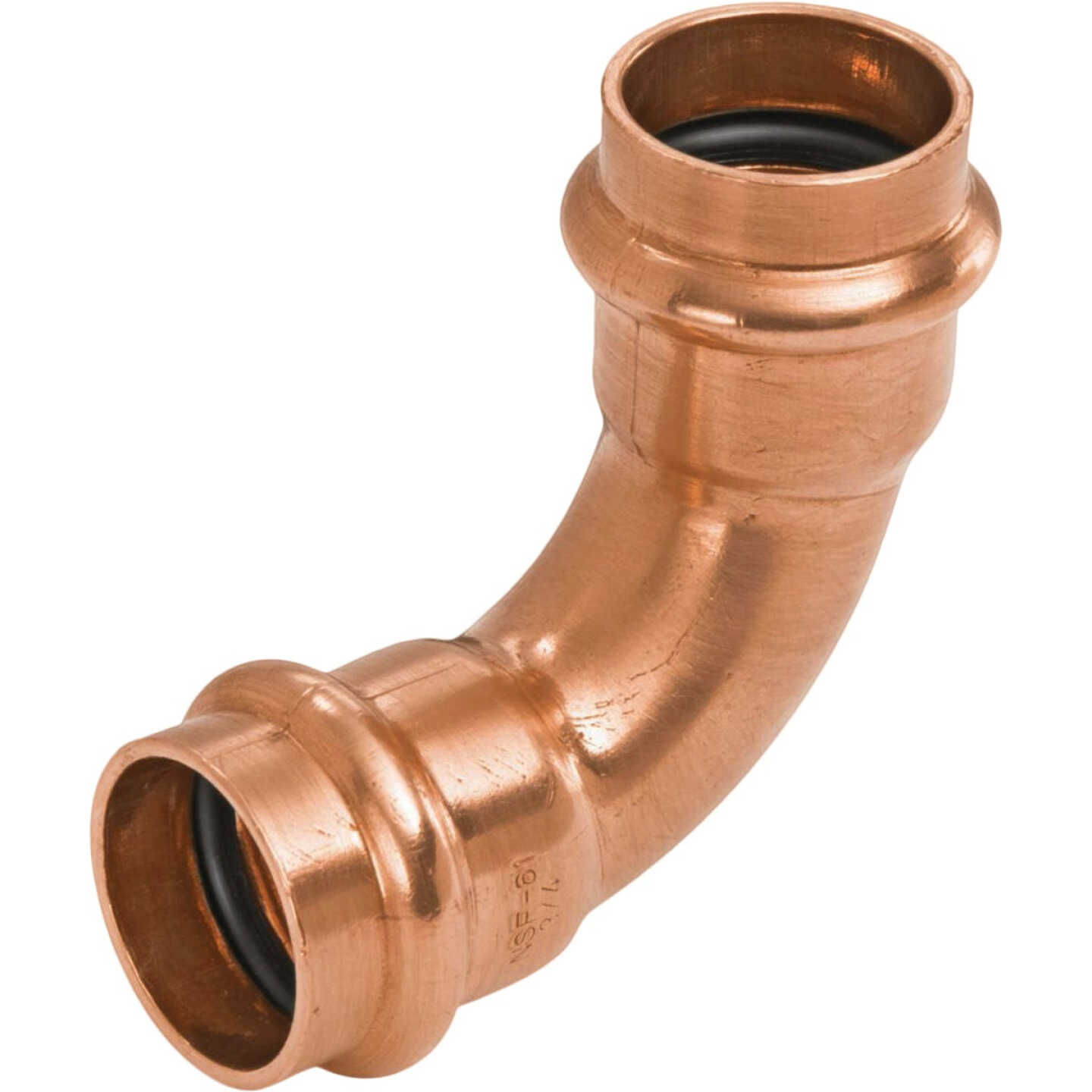 NIBCO 1/2 In. 90 Deg. Press Copper Elbow (1/4 Bend) (10-Pack) Image 1