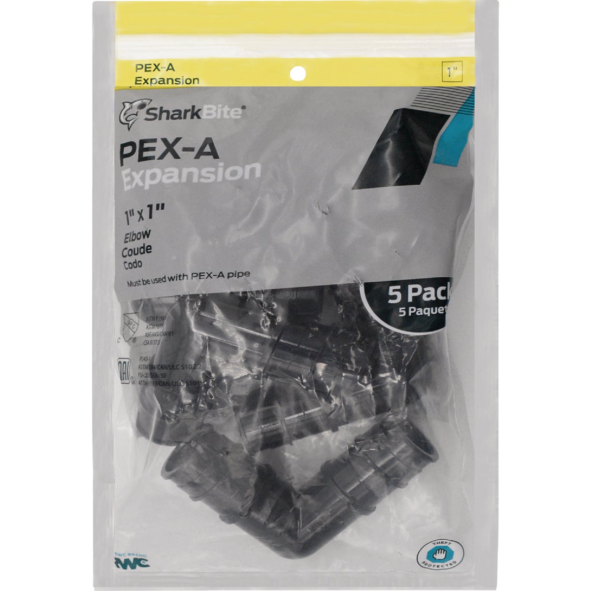 SharkBite 1 In. 90 Deg. Poly PEX-A Elbow (1/4 Bend) (5-Pack) Image 2