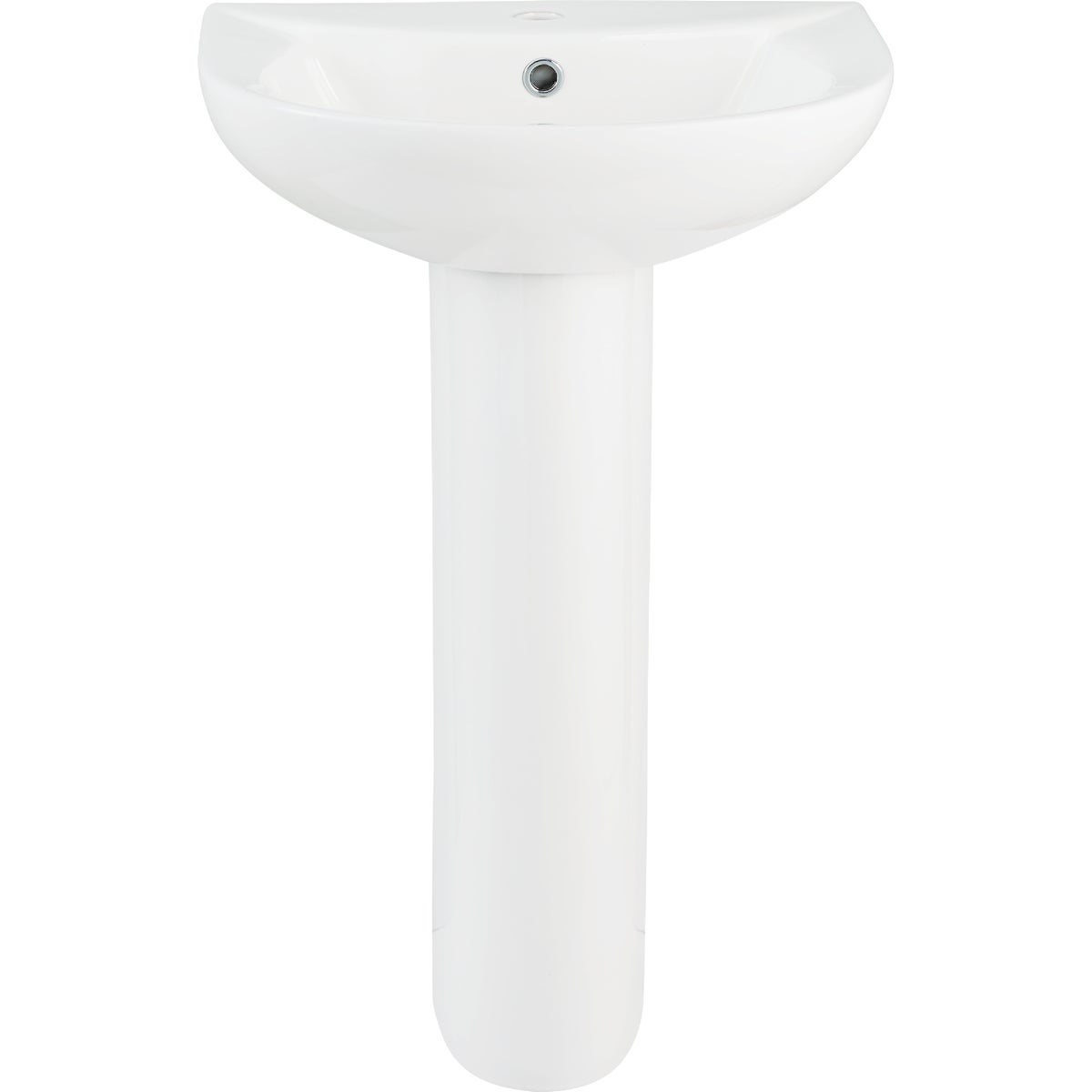 Common Goods Grove 20 In. White Pedestal Sink & Base