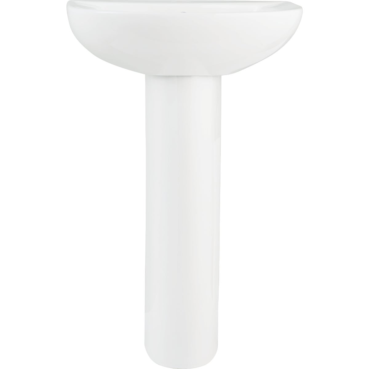 Common Goods Grove 20 In. White Pedestal Sink & Base Image 4