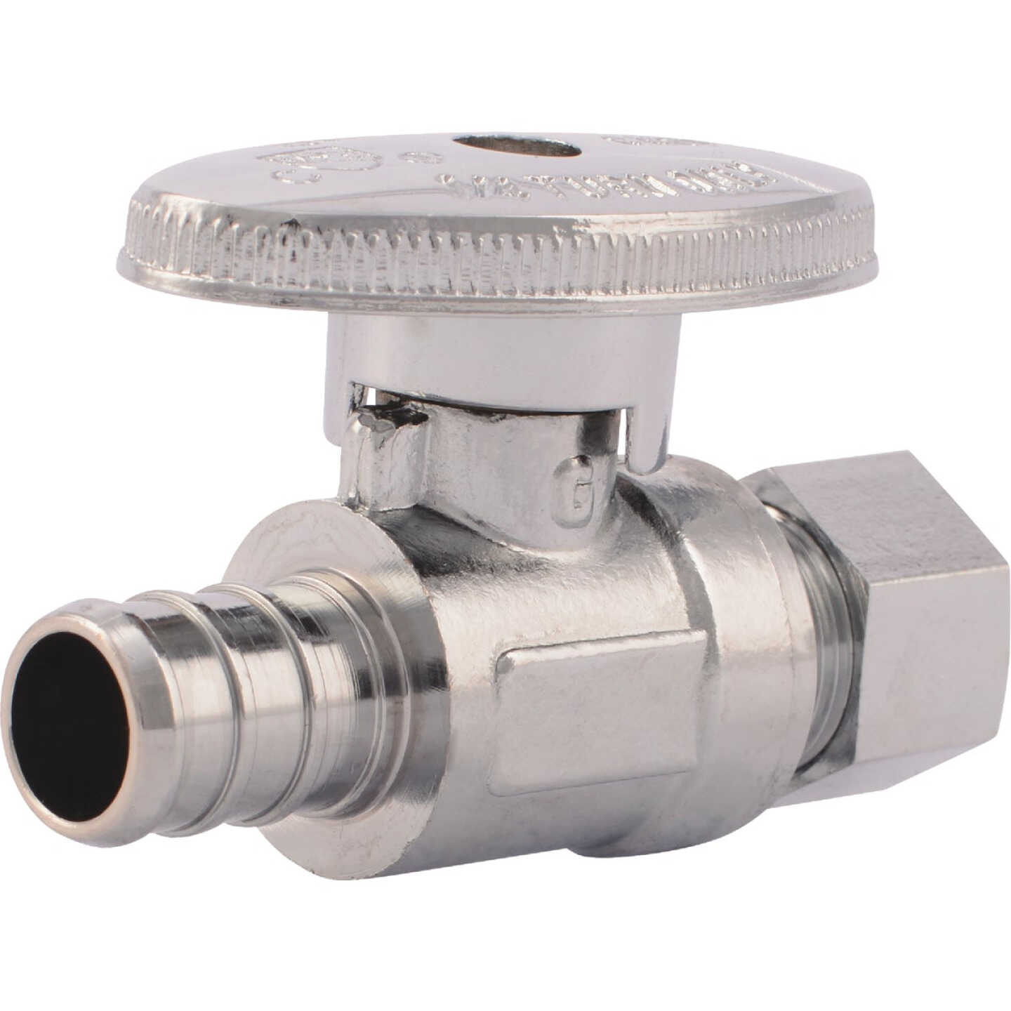 SharkBite 1/2 In. CF x 3/8 In. OD Brass Straight Valve Image 1