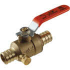 SharkBite 3/4 In. Brass Barb Ball Valve with Drain Image 1