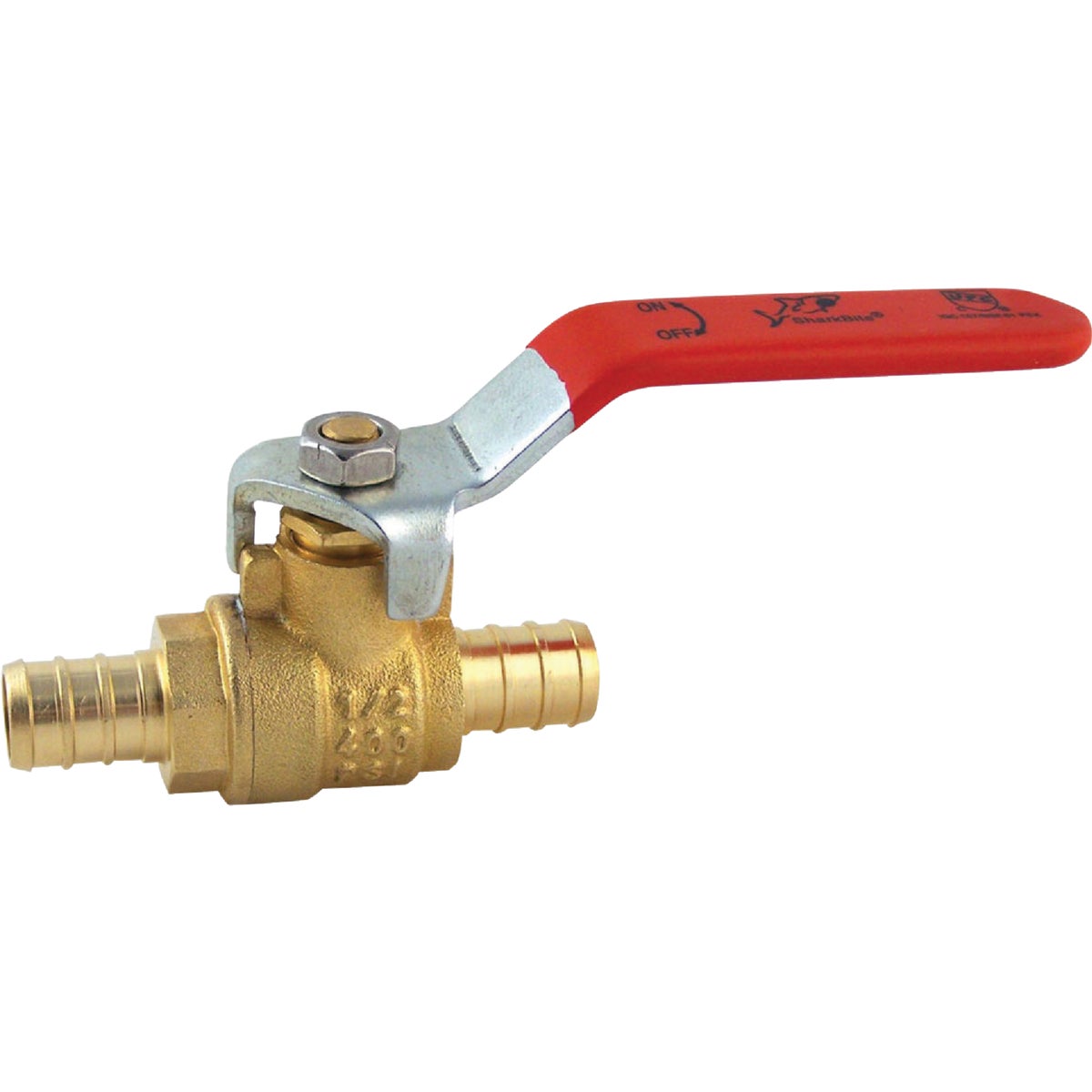 SharkBite 1/2 In. CF x 1/2 In. CF Brass PEX Ball Valve