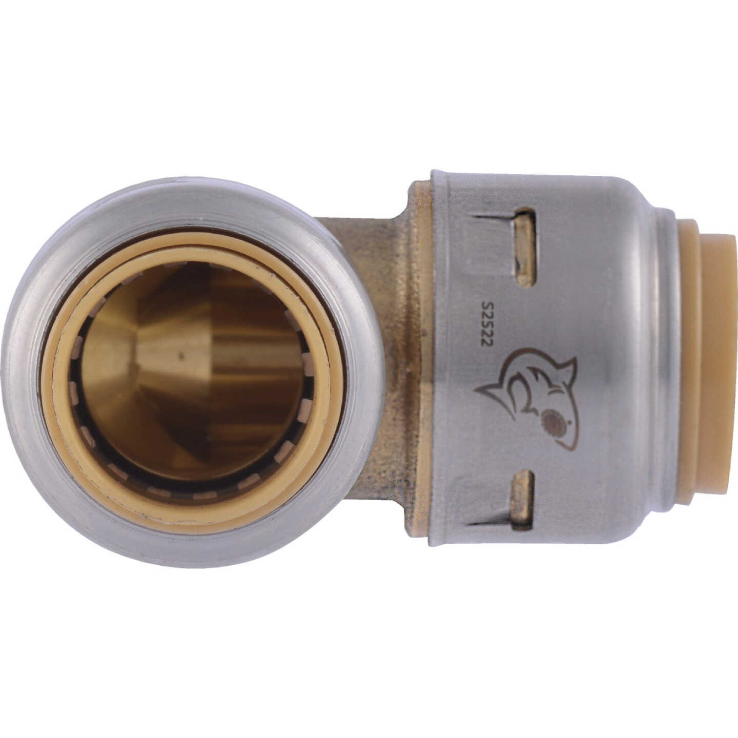 SharkBite 1/2 In. x 1/2 In. 90 Deg. Push-to-Connect Brass Elbow (1/4 Bend) Image 5