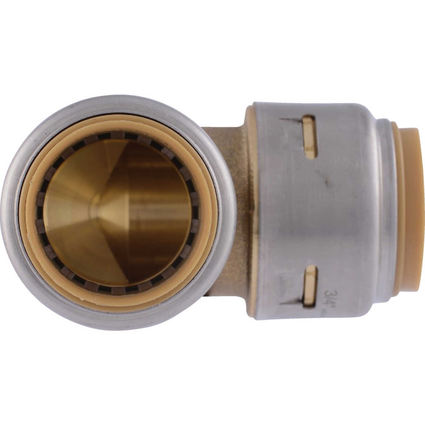 SharkBite 3/4 In. x 3/4 In. 90 Deg. Push-to-Connect Brass Elbow (1/4 Bend) Image 6